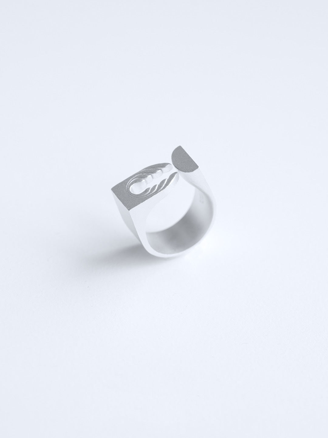 Silver Geometric Blossom
