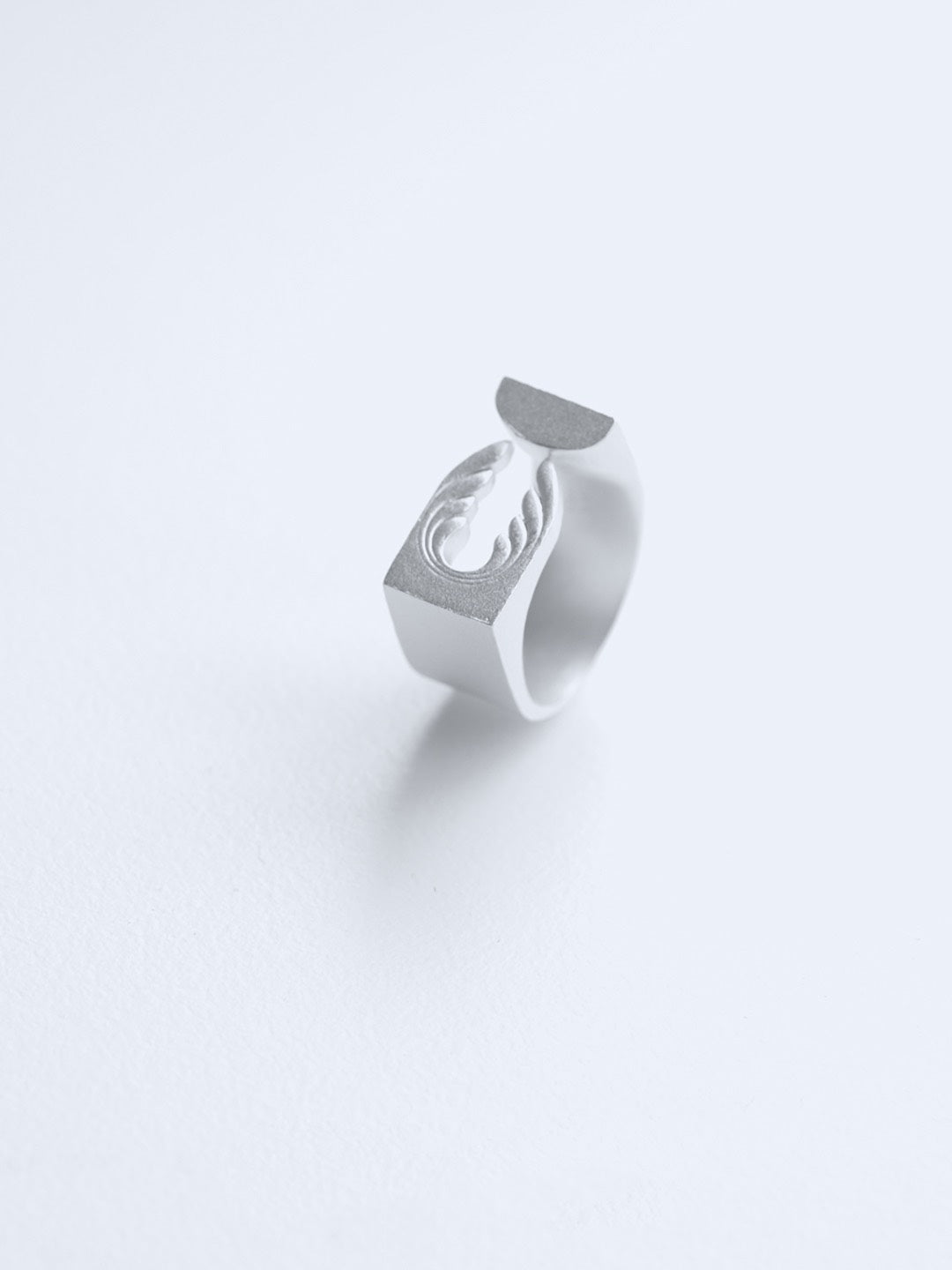 Silver Geometric Blossom