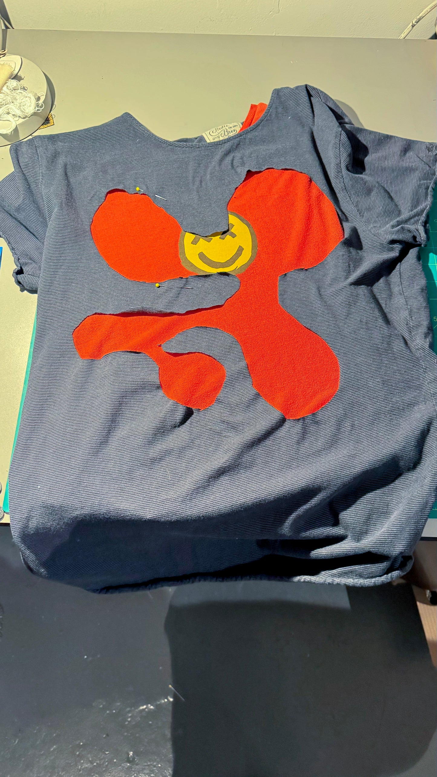 Orange Blob Smiley Shirt