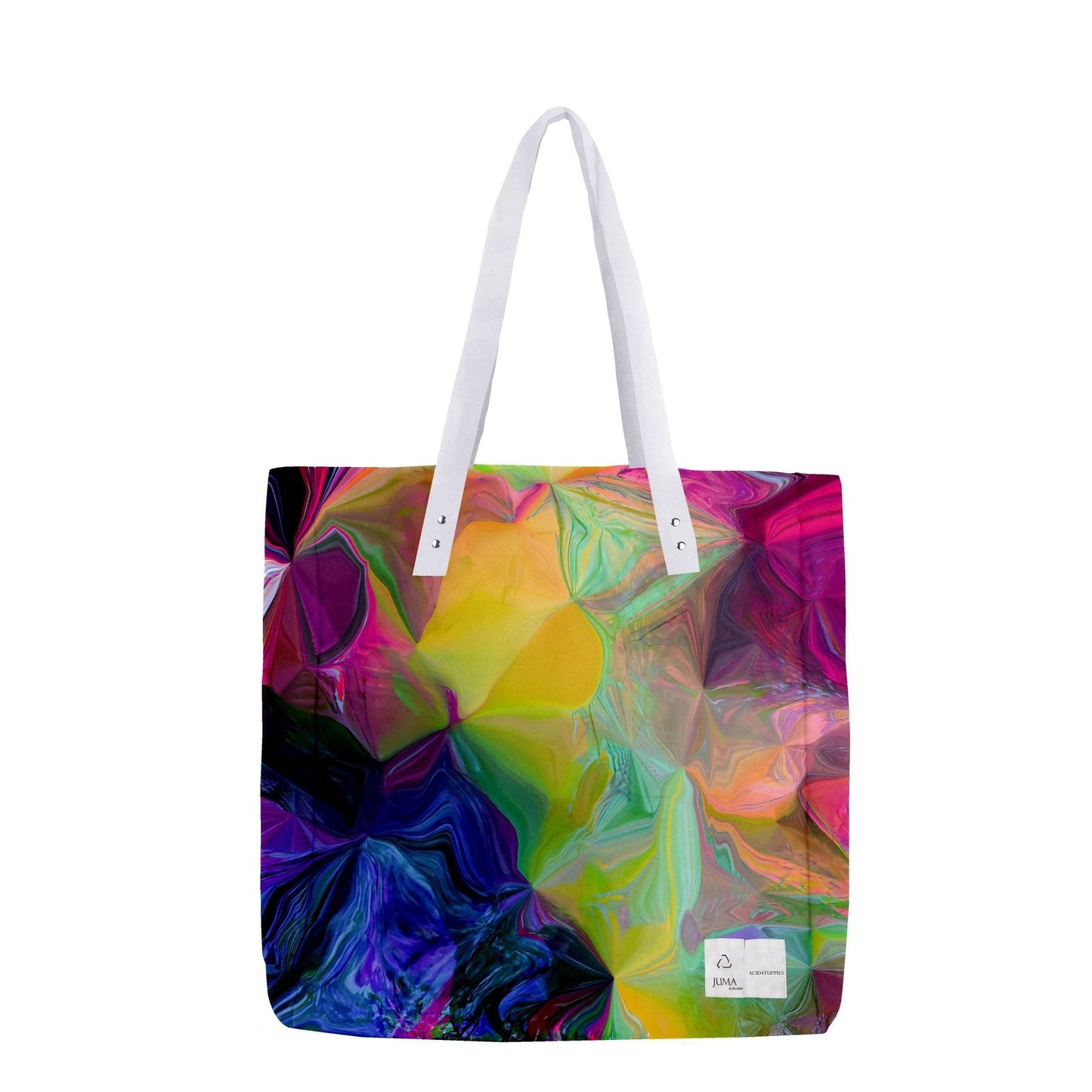ACID4YUPPIES X JUMA VANCOUVER LANDING ROCKY MOUNTAIN Printed Tote Bag