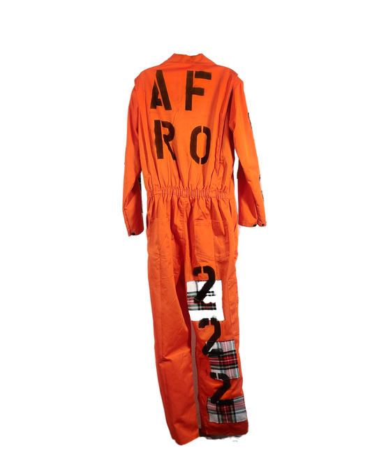 ShallMeek Orange Jumpsuit