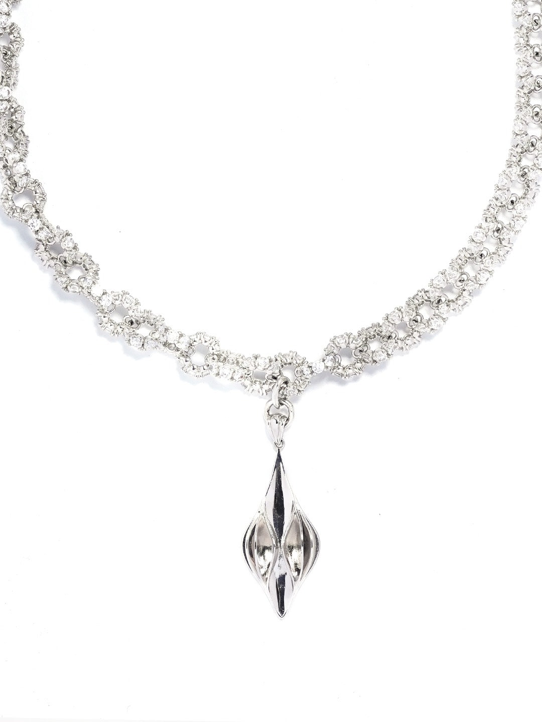 Cascading Leaf Necklace