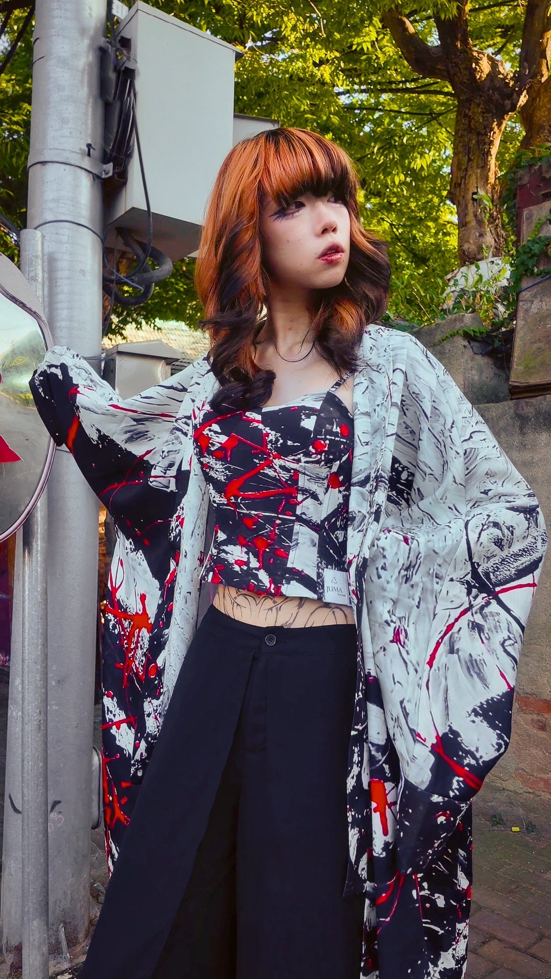 IDFK x Juma - love u forever Kimono-style Robe