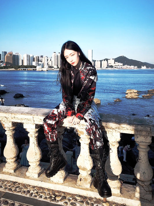 IDFK x Juma - love u forever Short Jacket