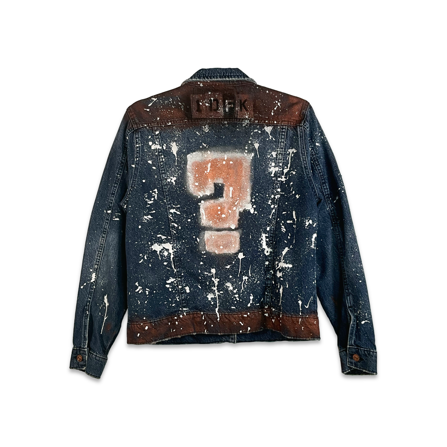 Question Mark Jean Jacket