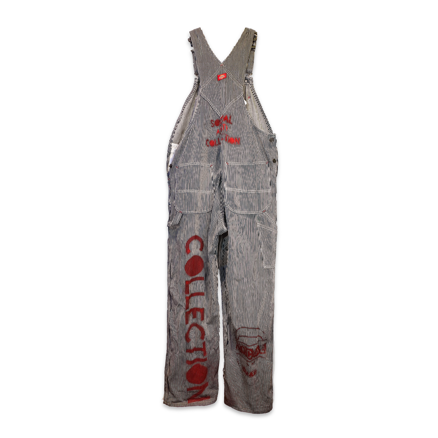 Striped Social Anti Overall