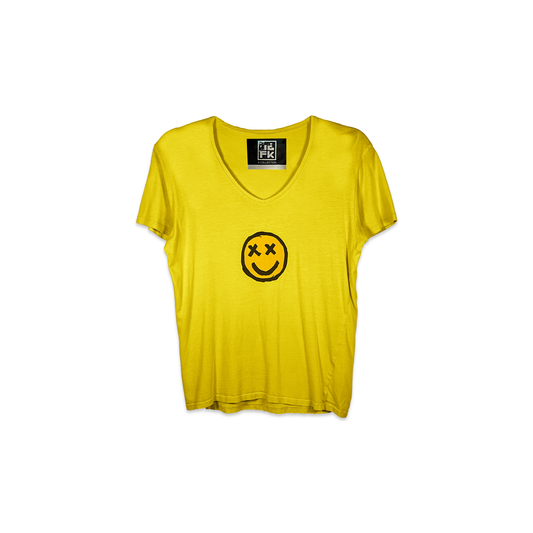 JOEL X IDFK Smiley Yellow Basic Tee