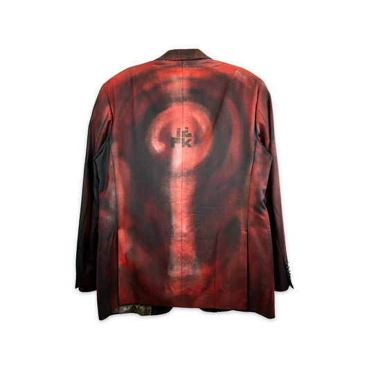 X Marked Bunny Red & Black Coat