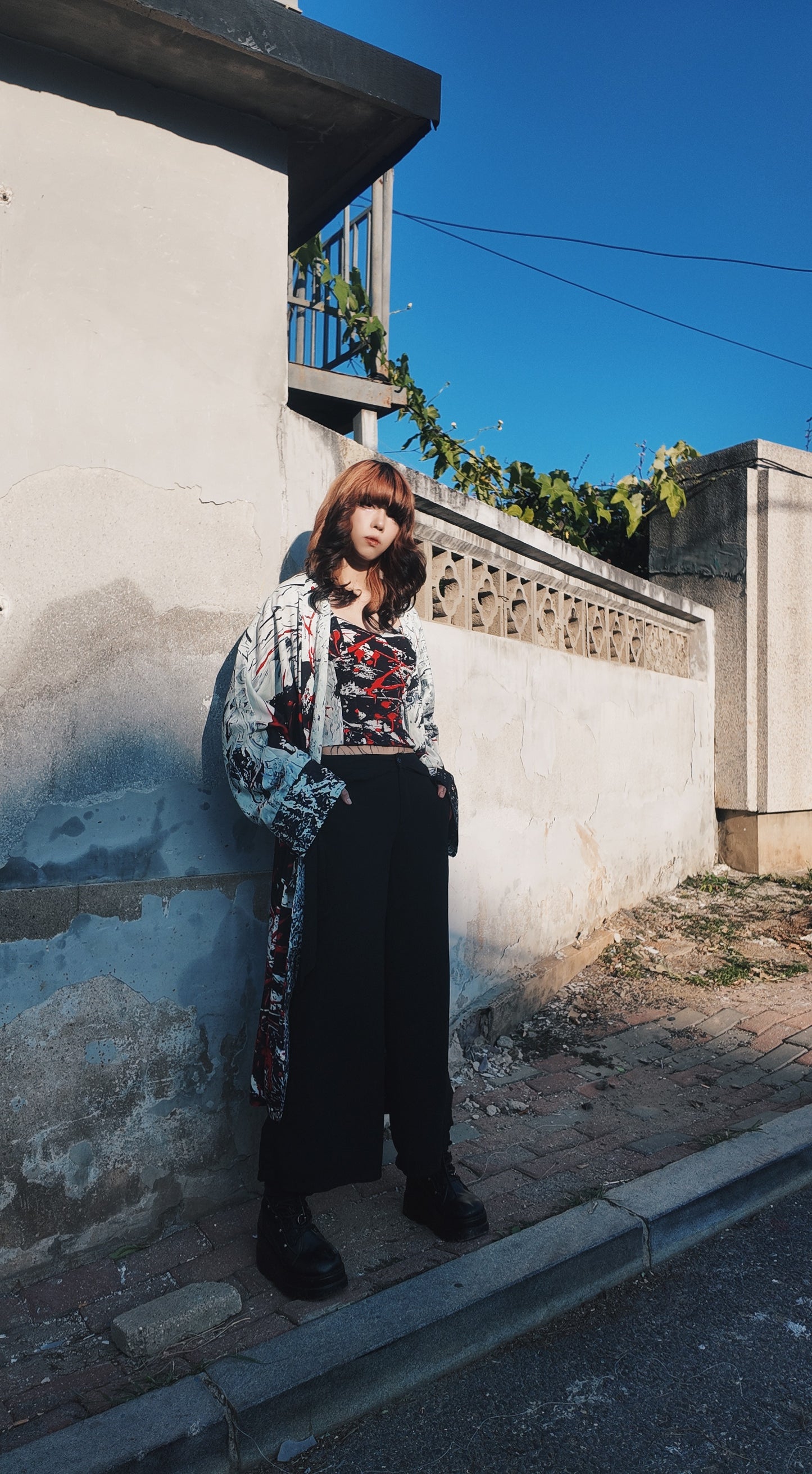 IDFK x Juma - love u forever Kimono-style Robe
