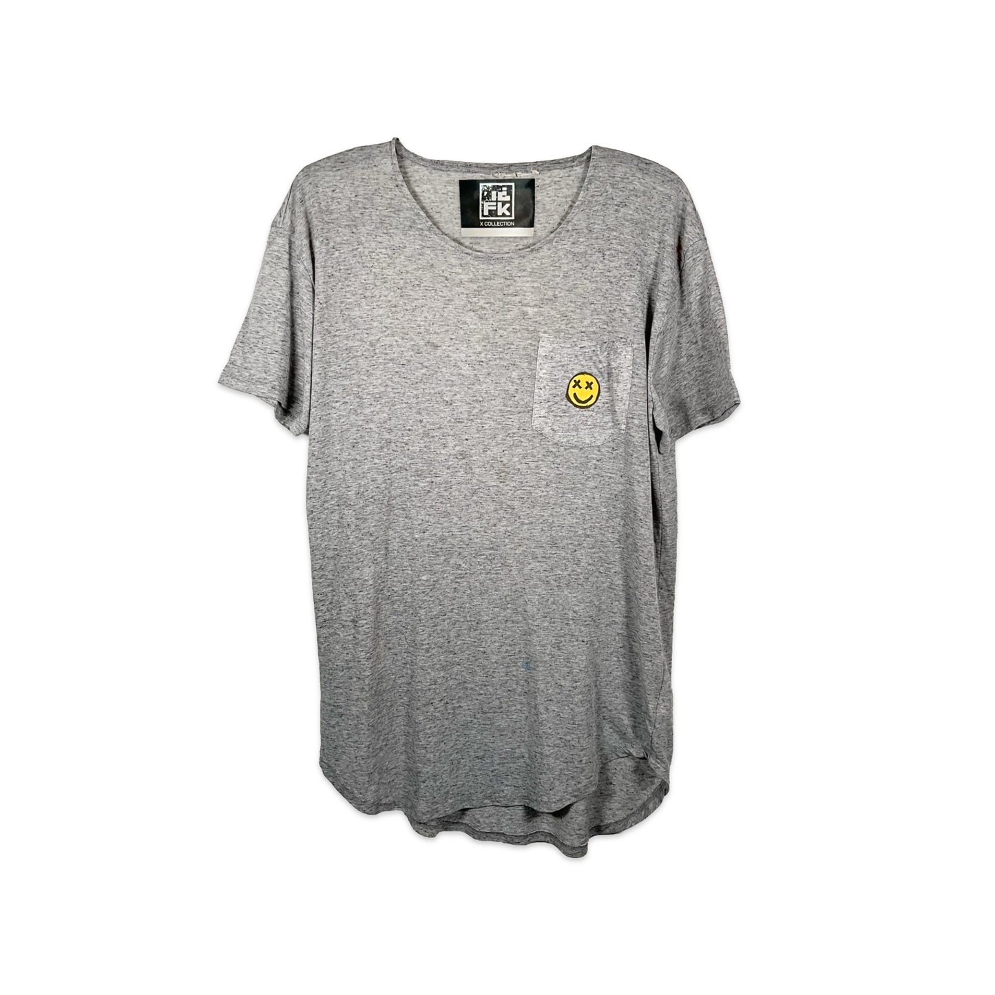 JOEL X IDFK Mini Smiley Grey Tee