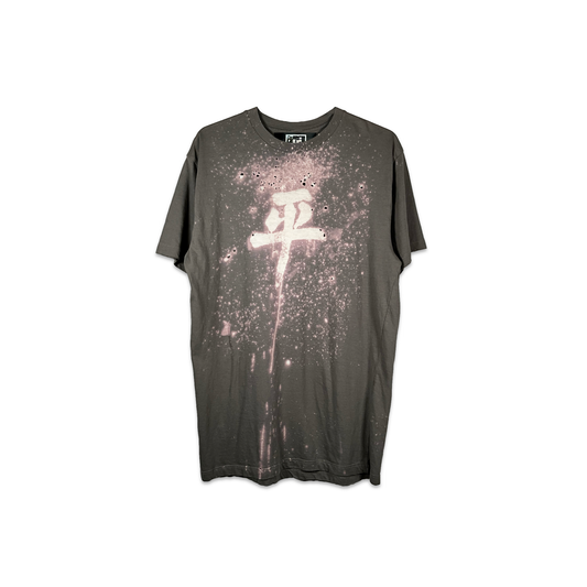 Mandarin Splash Splashed Grey Tee