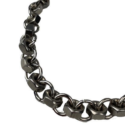 Nuts About You Stainless Steel Necklace