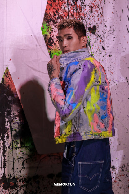 Colourful CoLab Jean Jacket