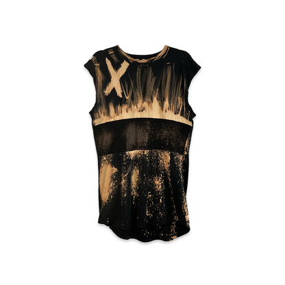 X-Shoulder Engineered Dress