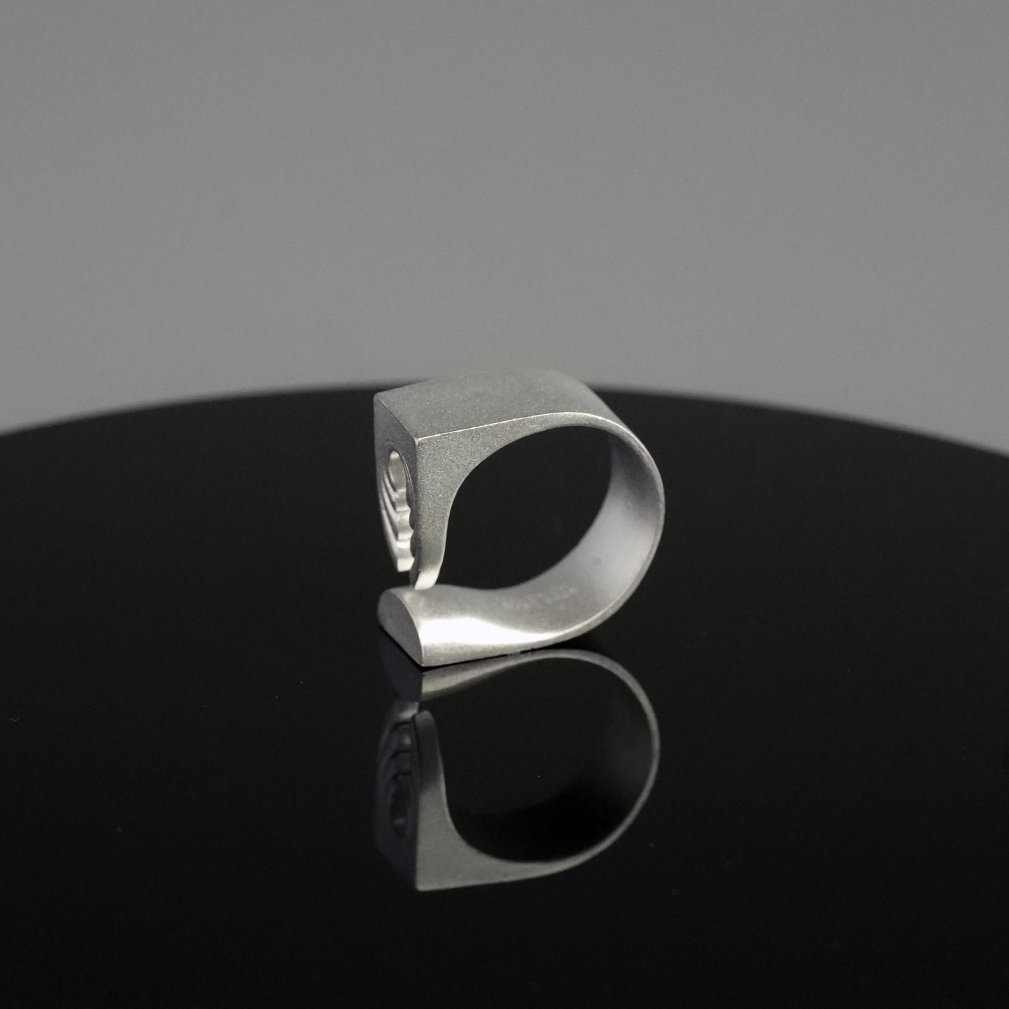 Silver Geometric Blossom