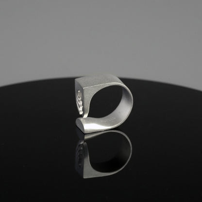 Silver Geometric Blossom
