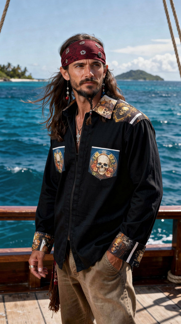 Long Sleeve Skull UBU Shirt
