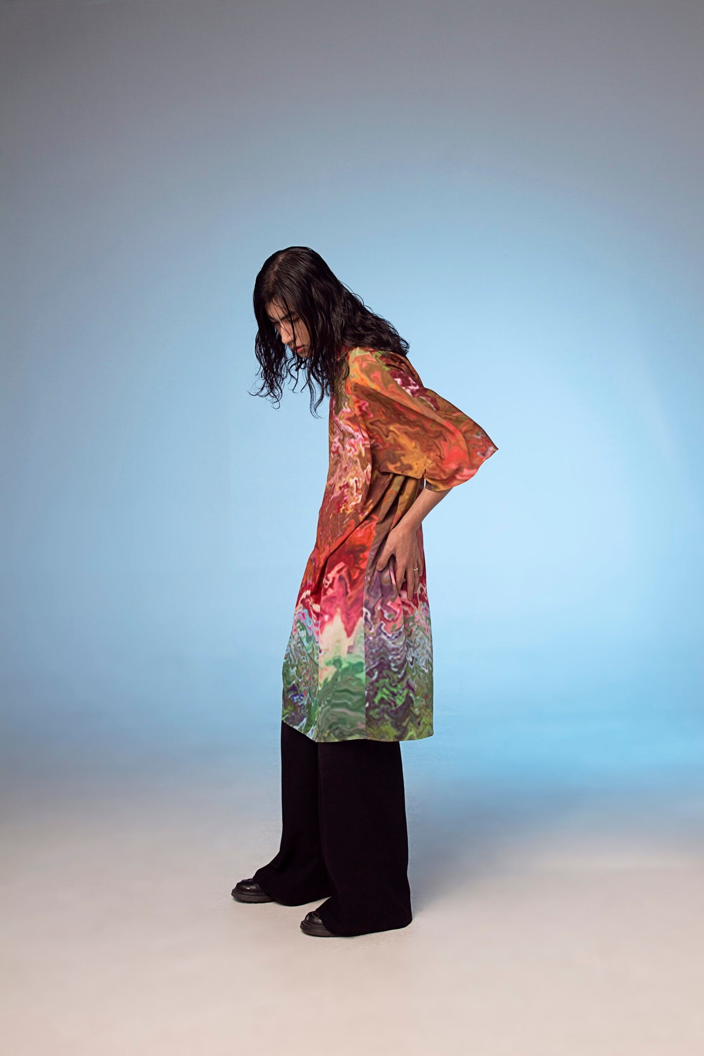 ACID4YUPPIES x JUMA NEW WAVE CANADA Printed Zip Up Tunic