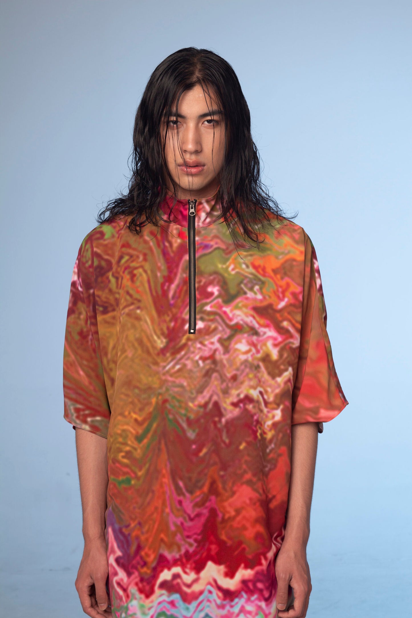 ACID4YUPPIES x JUMA NEW WAVE CANADA Printed Zip Up Tunic