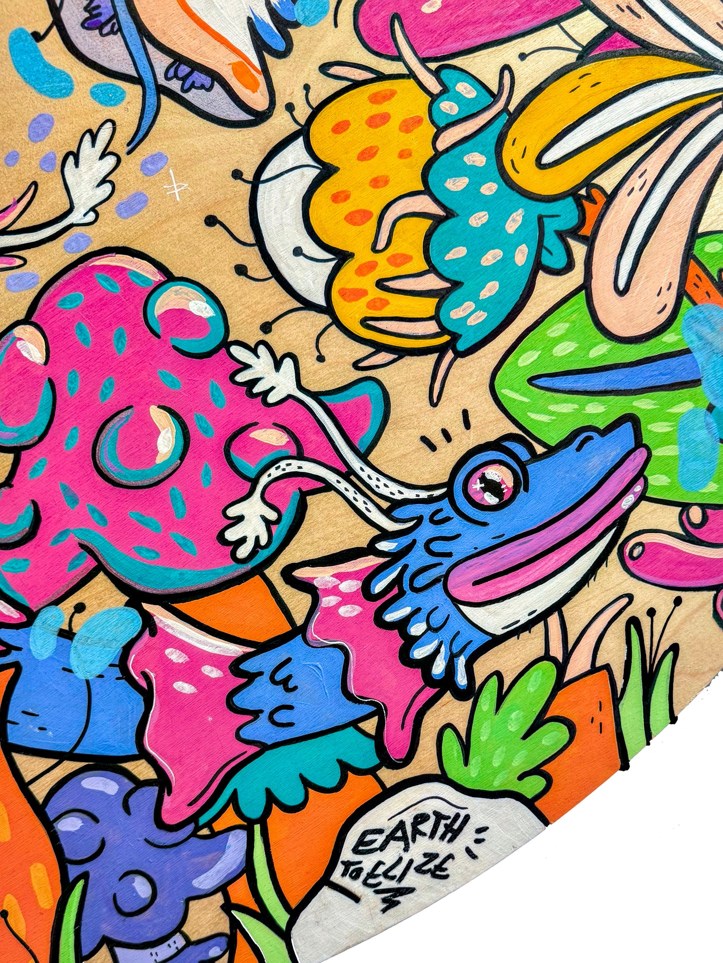 Untitled Round Painting