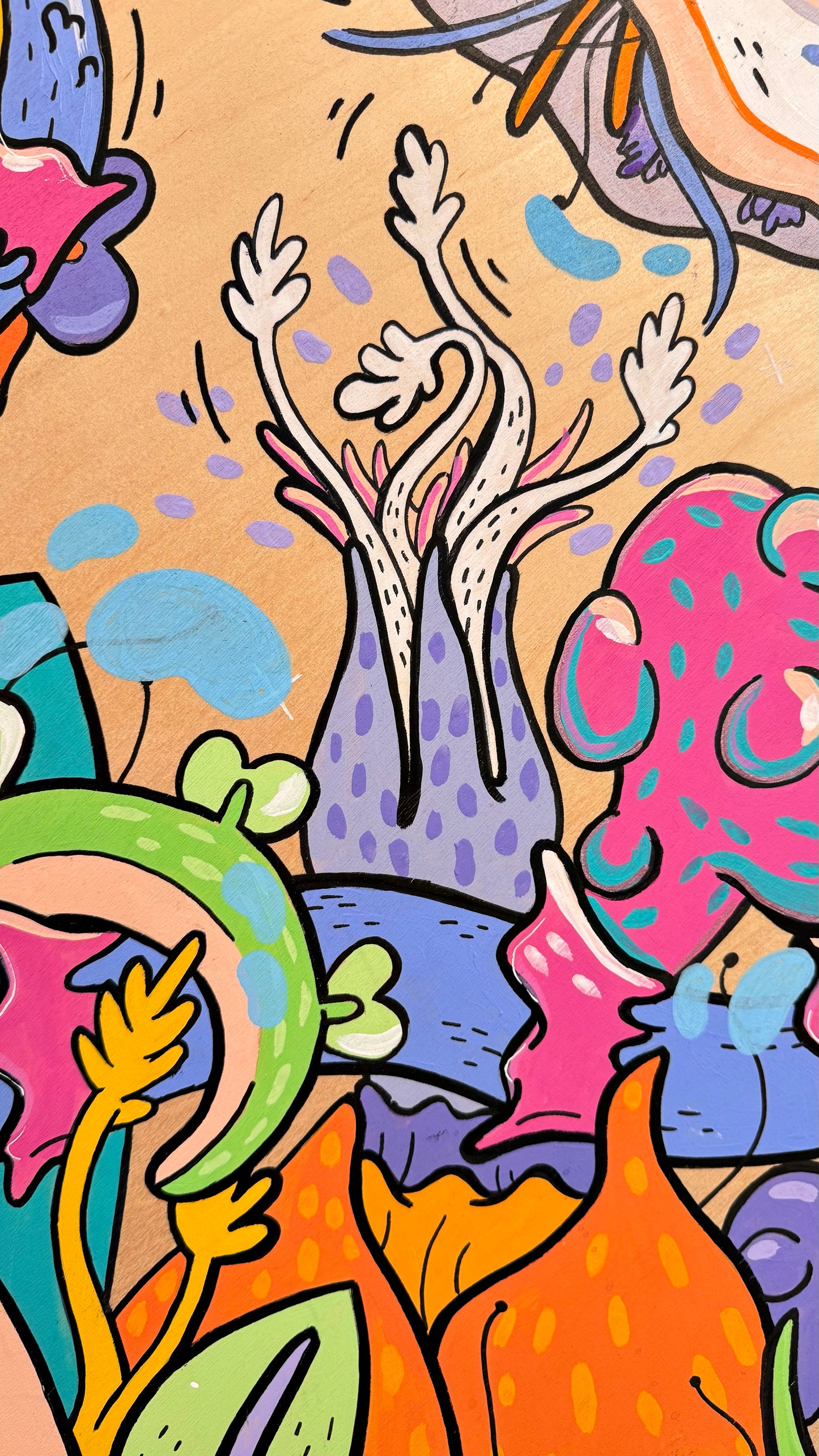 Untitled Round Painting