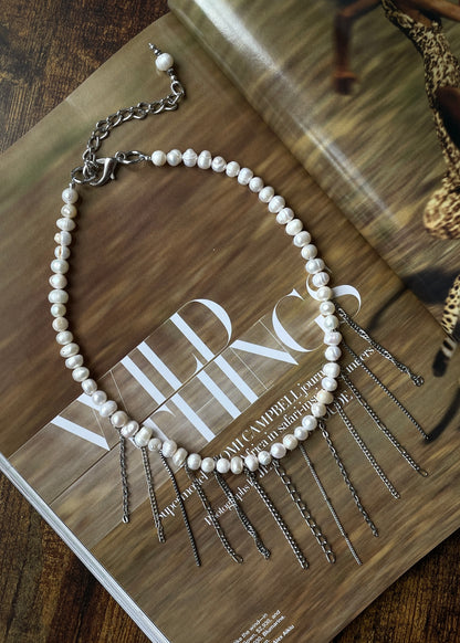 Creme Freshwater Pearl Necklace