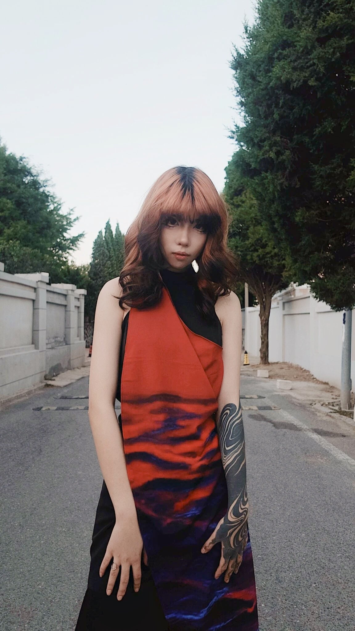 JUMA x SashaQ - Short Wrap Halter Dress