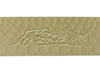 FUZZYKON Punk-inspired Riveted Snakeskin Choker