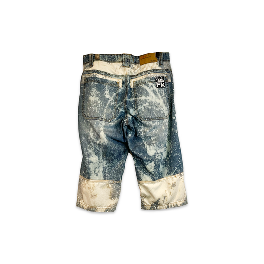 Engineered Bleach Shorts