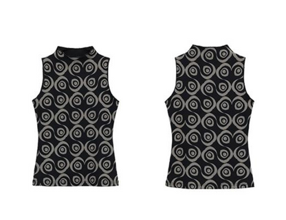 FUZZYKON Totem Print Vintage Vest