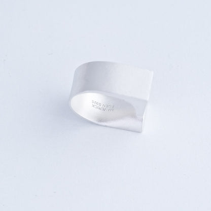 Silver Geometric Blossom