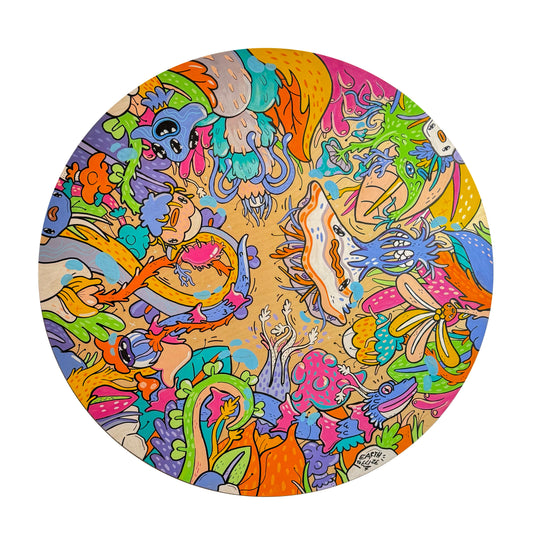 Untitled Round Painting