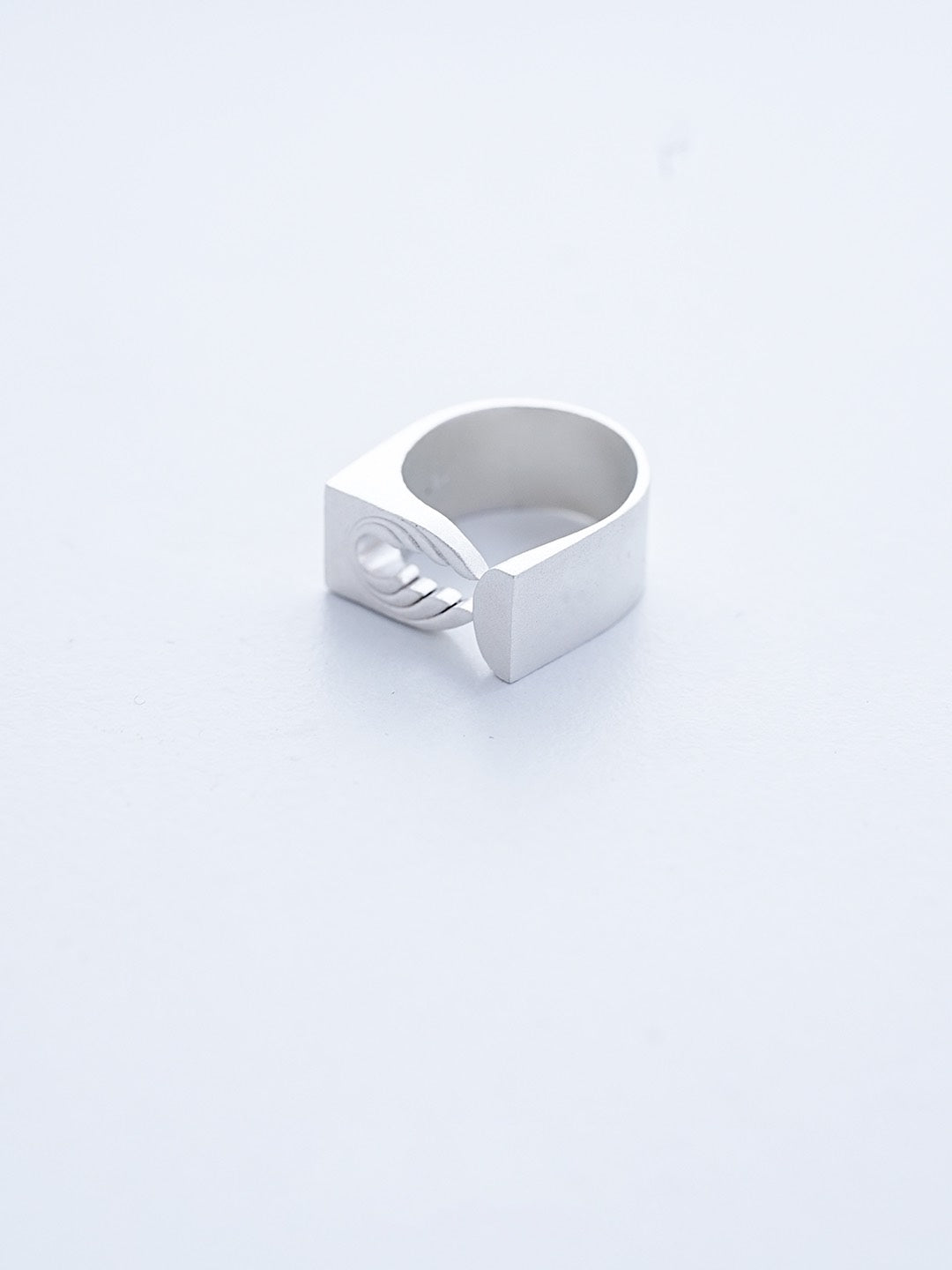 Silver Geometric Blossom