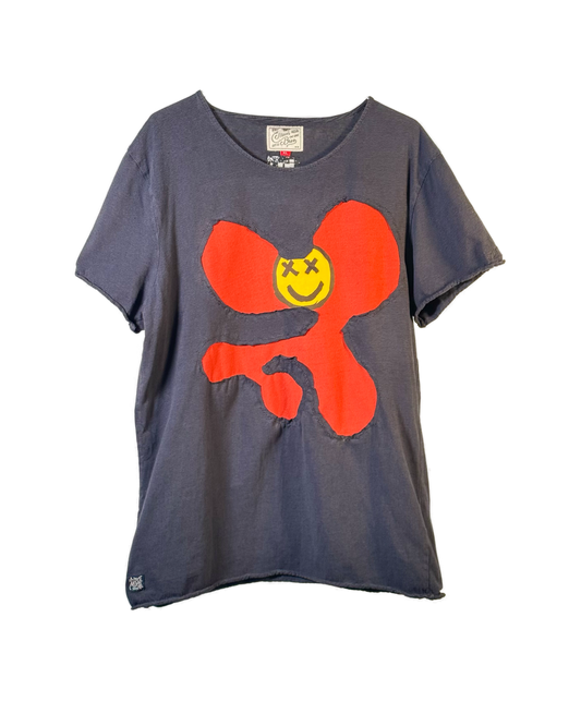 Orange Blob Smiley Shirt