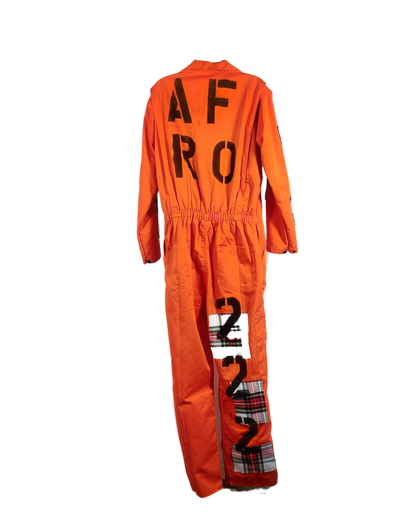 ShallMeek Orange Jumpsuit