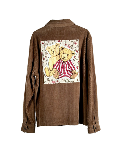 Brown Teddy Bear Corduroy Jacket
