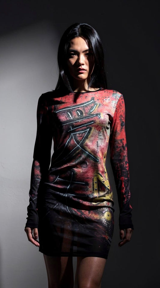 IDFK Transparency Mesh Mini-Dress - Love. Loss.